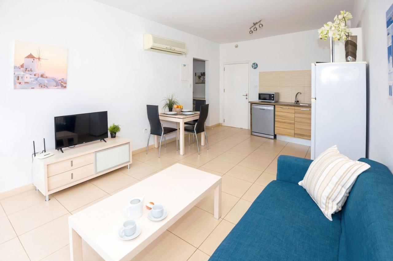 Gabriela - Coralli Beachfront Apartment Протарас Экстерьер фото